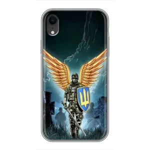 Патріотичний Чохол для iPhone Xr (ЗСУ з крильми)