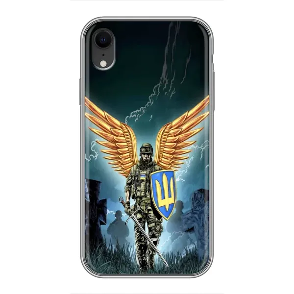 Чехол с рисунком «ЗСУ з крильями» для iPhone Xr