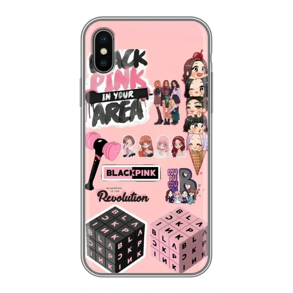 Чехол с рисунком «BLACK PINK коллаж» для iPhone Xs Max Чехол с рисунком «BLACK PINK коллаж» для iPhone Xs Max