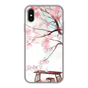 Чохол з картинкою Сакури на iPhone Xs Max (Чайна церемонія)