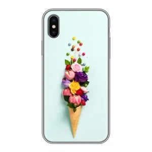 Чохли з тематикою "КВІТИ" на iPhone Xs Max (Квітка-морозиво)