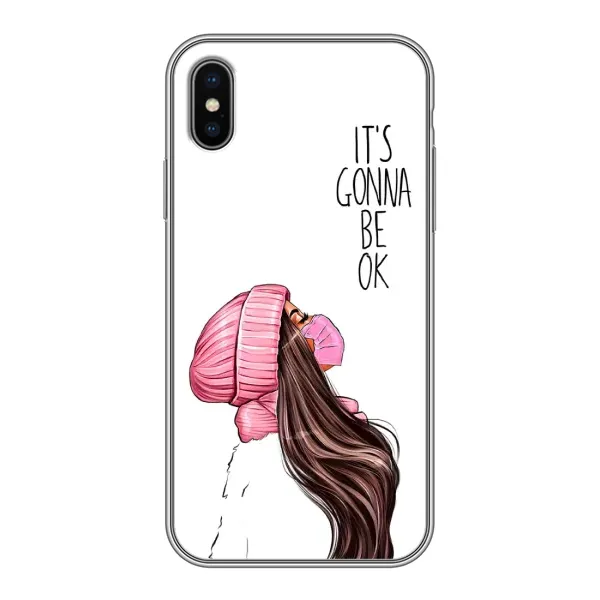 Чехол с рисунком «Девушка в маске» для iPhone Xs Max Чехол с рисунком «Девушка в маске» для iPhone Xs Max