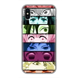 Силиконовые чехлы с глазами Anime для Айфон Xs Max (Глаза Хашира)