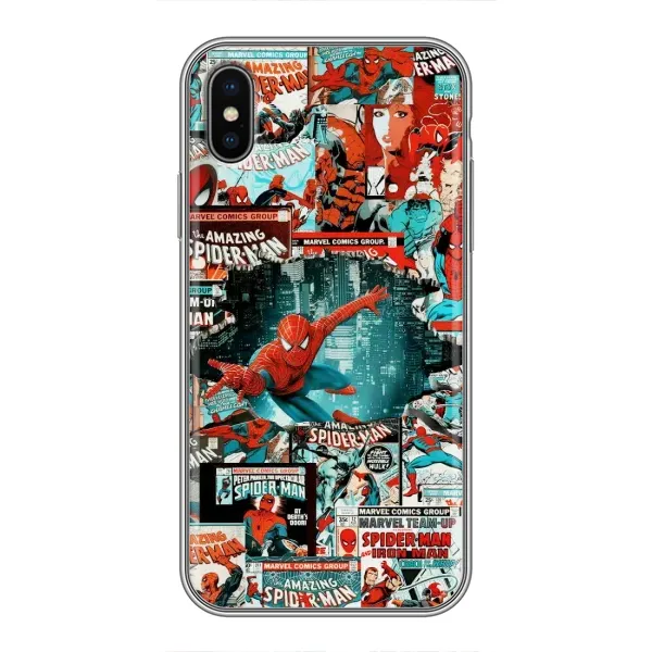 Чехол с рисунком «Комиксы Человек Паук» для iPhone Xs Max Чехол с рисунком «Комиксы Человек Паук» для iPhone Xs Max