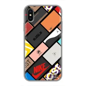 Чехол с Брендами одежды на Айфон Xs Max (Коробки)