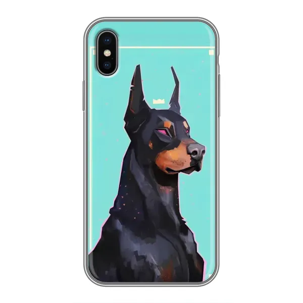 Чехол с рисунком «Король доберман» для iPhone Xs Max Чехол с рисунком «Король доберман» для iPhone Xs Max