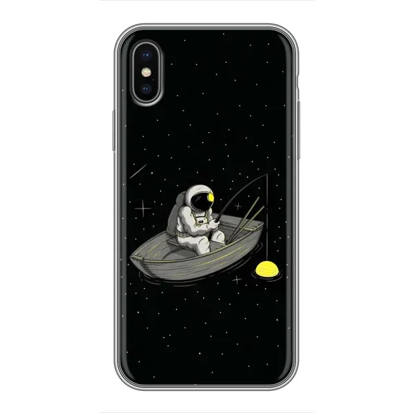 Чехол с рисунком «Космонавт на рыбалке» для iPhone Xs Max Чехол с рисунком «Космонавт на рыбалке» для iPhone Xs Max