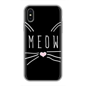 Бампер с изображением Котиков для Айфон Xs Max (КОТИК MEOW)