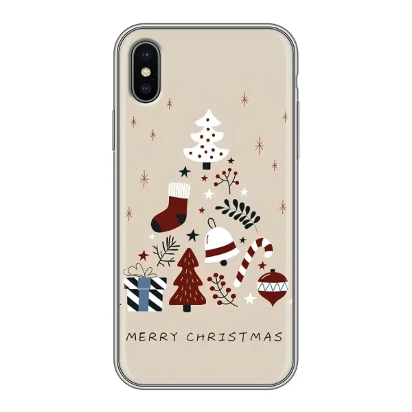 Чехол с рисунком «Merry Christmas» для iPhone Xs Max Чехол с рисунком «Merry Christmas» для iPhone Xs Max