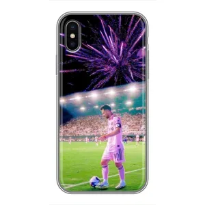 Чехлы Лео Месси в Майами на iPhone Xs Max (Месси в Майами)