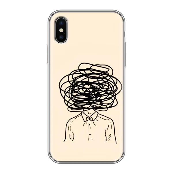 Чехол с рисунком «Мысли» для iPhone Xs Max Чехол с рисунком «Мысли» для iPhone Xs Max
