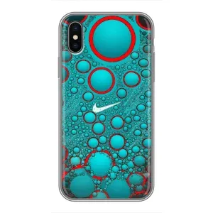 Силіконовый Чохол на iPhone Xs Max з картинкою НАЙК (Найк зелений)