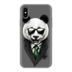 Чехлы с Пандами на iPhone Xs Max (Панда в очках)