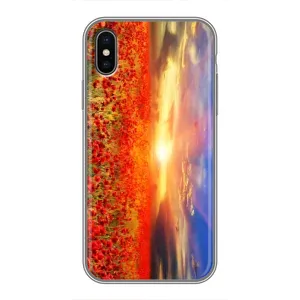Чехлы с картинкой (Тюльпаны) на Айфон Xs Max (Поле тюльпанов)