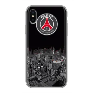 Силиконовые Чехлы принт Футбол на iPhone Xs Max (PSG)