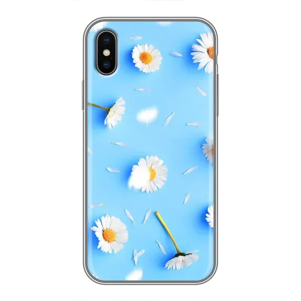Чехол с рисунком «ромашки на голубом» для iPhone Xs Max