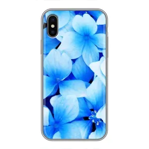 Силиконовый бампер с принтом (цветочки) на Айфон Xs Max