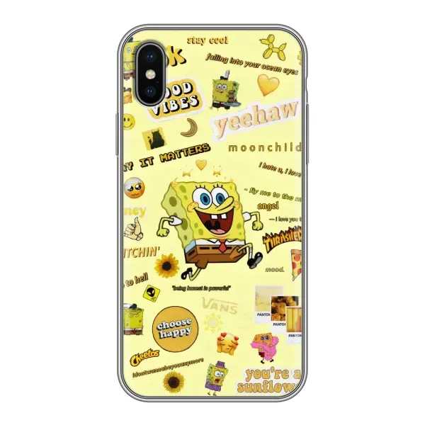 Чехол с рисунком «Спанч Боб бежит» для iPhone Xs Max Чехол с рисунком «Спанч Боб бежит» для iPhone Xs Max