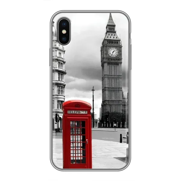 Чехол с рисунком «TELEPHONE» для iPhone Xs Max