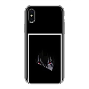 Силиконовые чехлы с глазами Anime для Айфон Xs Max (Взгляд Саскэ)