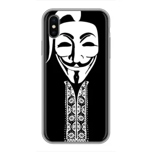 Чехол для программиста на Айфон Xs (Анонимус)