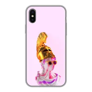 Чехол с Прикольным принтом на iPhone Xs (АРТ Статуя)
