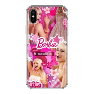 Силиконовый Чехол Барби Фильм на iPhone Xs (Барби)