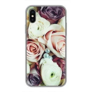Чехлы с принтом Розочки для iPhone Xs (Букет РОЗ)