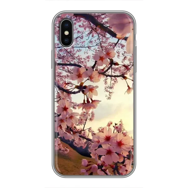 Чехол с рисунком «Цветущая сакура» для iPhone Xs Чехол с рисунком «Цветущая сакура» для iPhone Xs