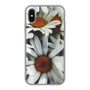 Чехол с ромашками на iPhone Xs (Цветы Ромашки)