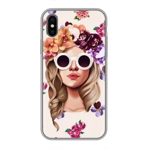 Чохол з картинкою Модні Дівчата iPhone Xs (Дівчина в окулярах)