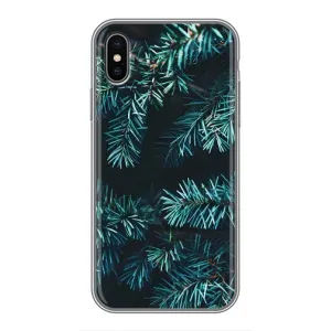 Чехол Новогодняя Елка на iPhone Xs (Ель)
