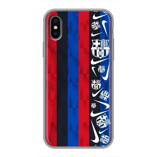 Чехол с рисунком «Фанат Барсы» для iPhone Xs