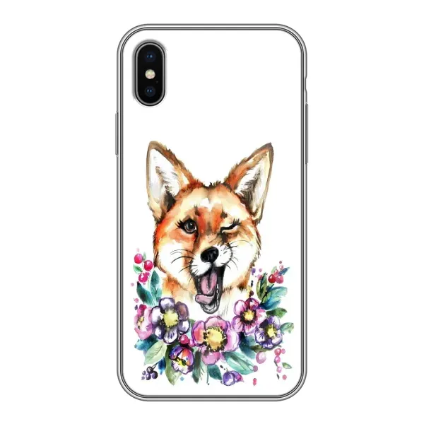 Чехол с рисунком «Хитрая лиса» для iPhone Xs Чехол с рисунком «Хитрая лиса» для iPhone Xs