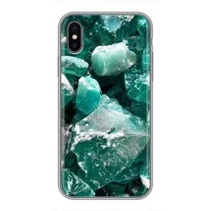 Чохол (Дорого-богато) на iPhone Xs (Смарагд)