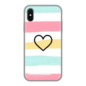 Чехлы с тематикой "Маленькие Сердечки" на iPhone Xs (Красивое сердечко)