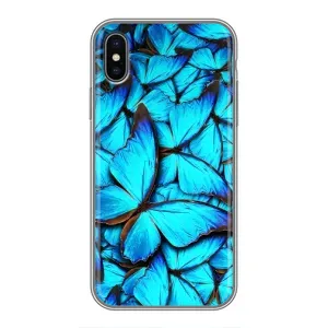 Силіконовий бампер з картинкою звірів для iPhone Xs (Крила метеликів)