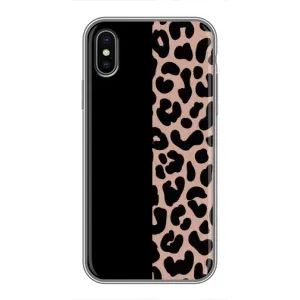 Чохол з леопардовим принтом на iPhone Xs (Леопардовий фон)