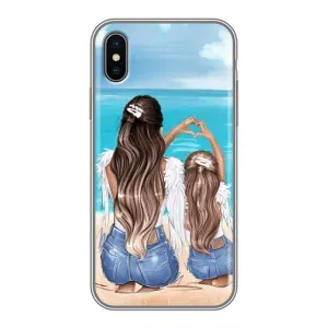 Чехлы для МАМЫ на iPhone Xs (Мама и дочь)