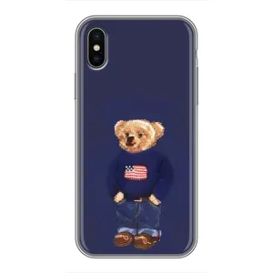 Чехлы Мишка Тедди для Айфон Xs (Мишка USA)