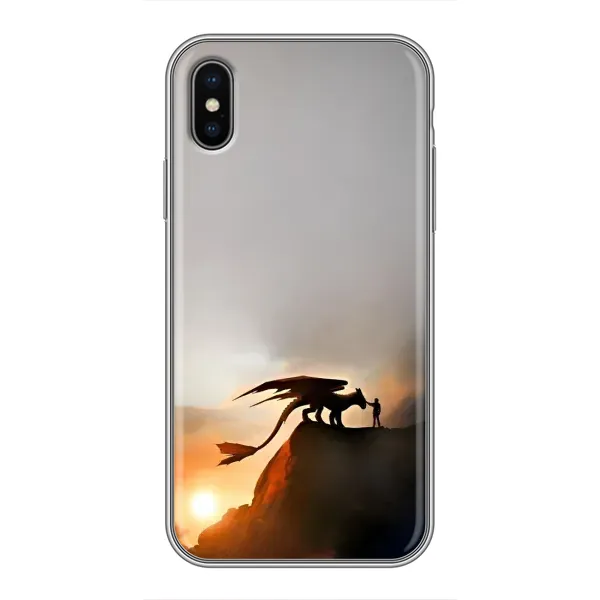Чехол с рисунком «Мультиик Беззубик» для iPhone Xs Чехол с рисунком «Мультиик Беззубик» для iPhone Xs