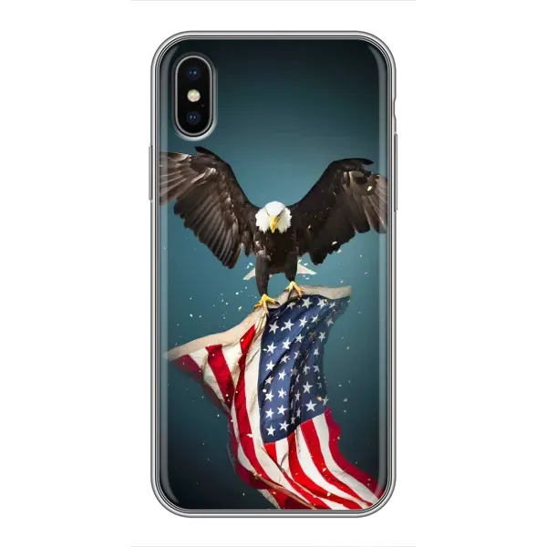 Чехол с рисунком «Орел и флаг» для iPhone Xs Чехол с рисунком «Орел и флаг» для iPhone Xs