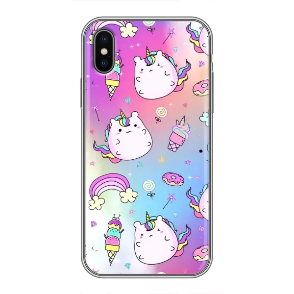 Чехол с рисунком «Радуга и Единорог» для iPhone Xs Чехол с рисунком «Радуга и Единорог» для iPhone Xs