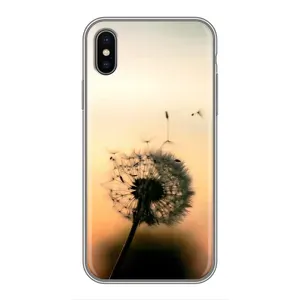 Силиконовый Чехол с одуванчиками на iPhone Xs (Роздумаханый одуванчик)