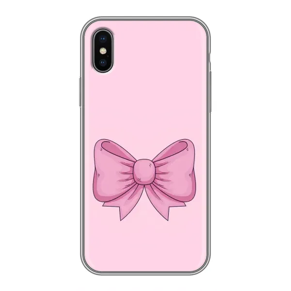 Чехол с рисунком «Розовый бантик» для iPhone Xs Чехол с рисунком «Розовый бантик» для iPhone Xs
