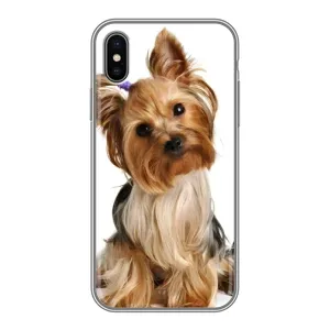 Чохол (ТПУ) Милі песики для iPhone Xs (Пес Терьєр)