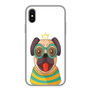 Бампер для iPhone Xs з картинкою "Песики" (Собака Король)