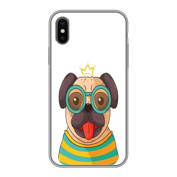 Чехол с рисунком «Собака Король» для iPhone Xs Чехол с рисунком «Собака Король» для iPhone Xs
