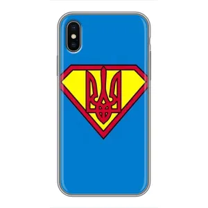 Чехол с картинкой (Патриотический ГЕРБ) на iPhone Xs (Super - Герб)