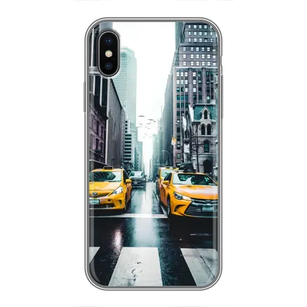 Чехол с рисунком «Такси» для iPhone Xs Чехол с рисунком «Такси» для iPhone Xs